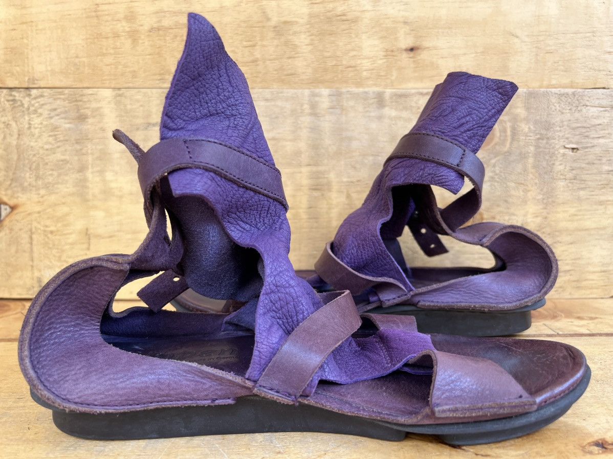 Trippen Trippen wedge sandal Purple Leather Shoes Size EU 40/ US 9 Size US 10 / IT 40 - 9 Thumbnail