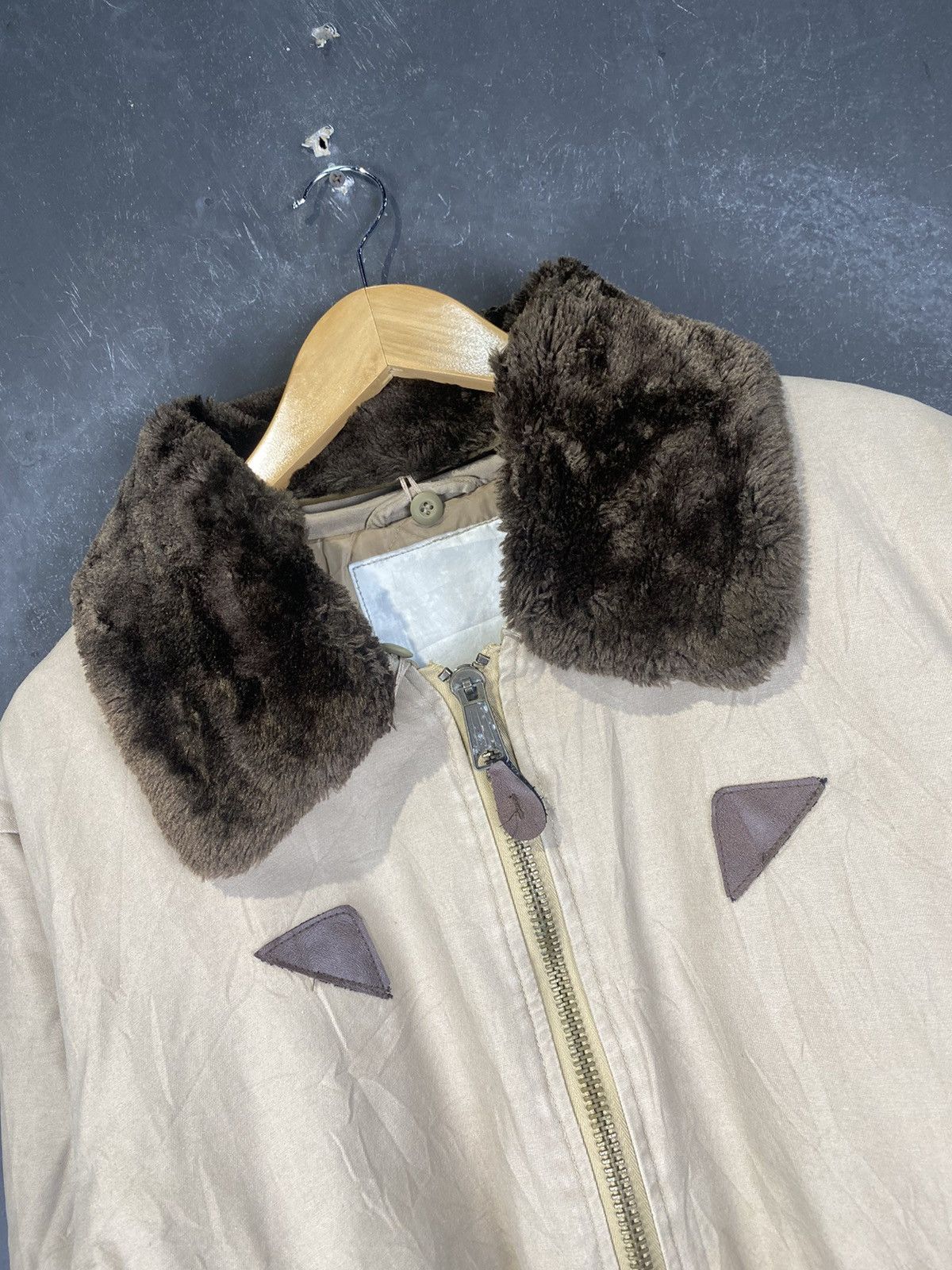 Vintage Vintage Casual Detroit Fur Sherpa Shearling Jacket Size US M / EU 48-50 / 2 - 3 Thumbnail