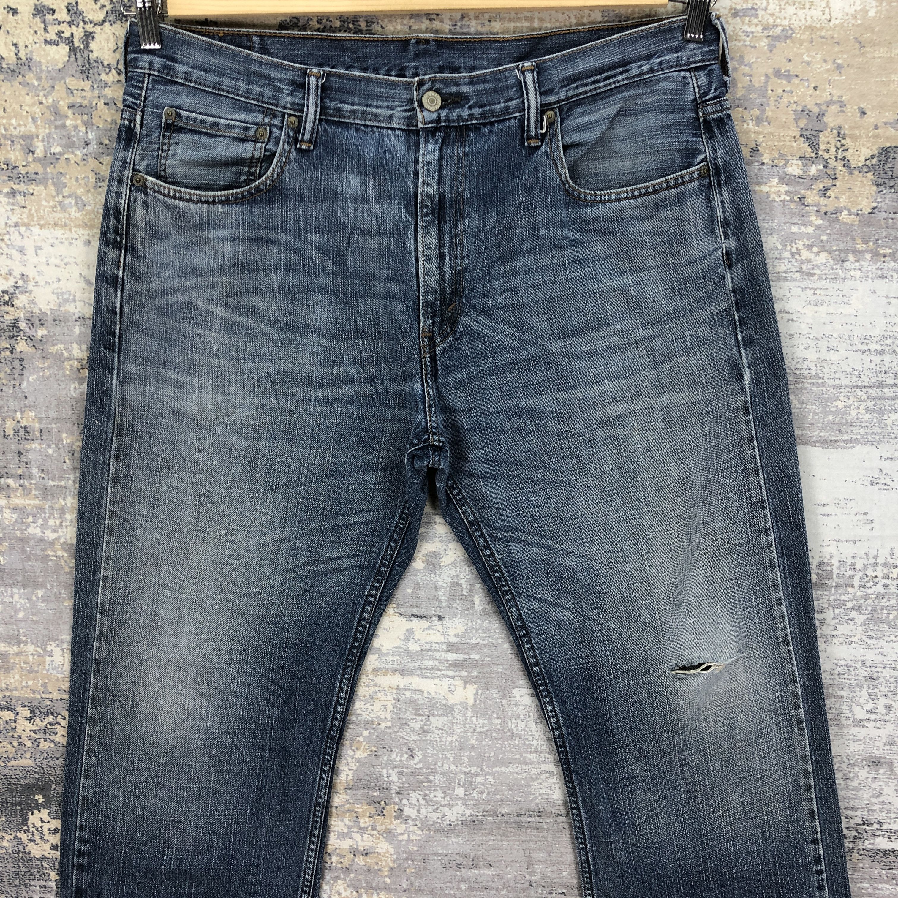 Levi's × Vintage Vintage Levis 569 Baggy Jeans Distressed Levi's Faded Denim Size US 36 / EU 52 - 3 Thumbnail