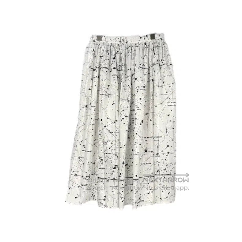 Dior Dior White constellation skirt Size 27" / US 4 / IT 40 - 2 Thumbnail