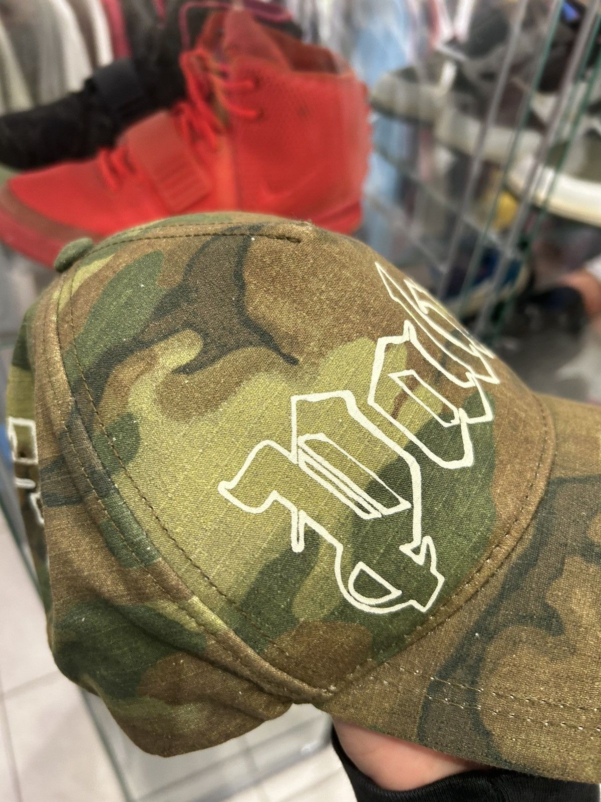 Palm Angels Palm angels Millitary Logo Camo baseball cap Size ONE SIZE - 2 Thumbnail