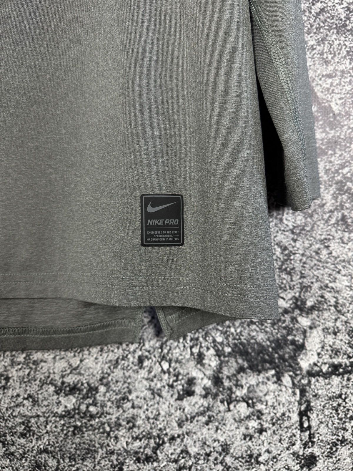 Nike Nike Pro Compression Long Sleeve T-Shirt Fitness Top Gray XL Size US XL / EU 56 / 4 - 7 Thumbnail