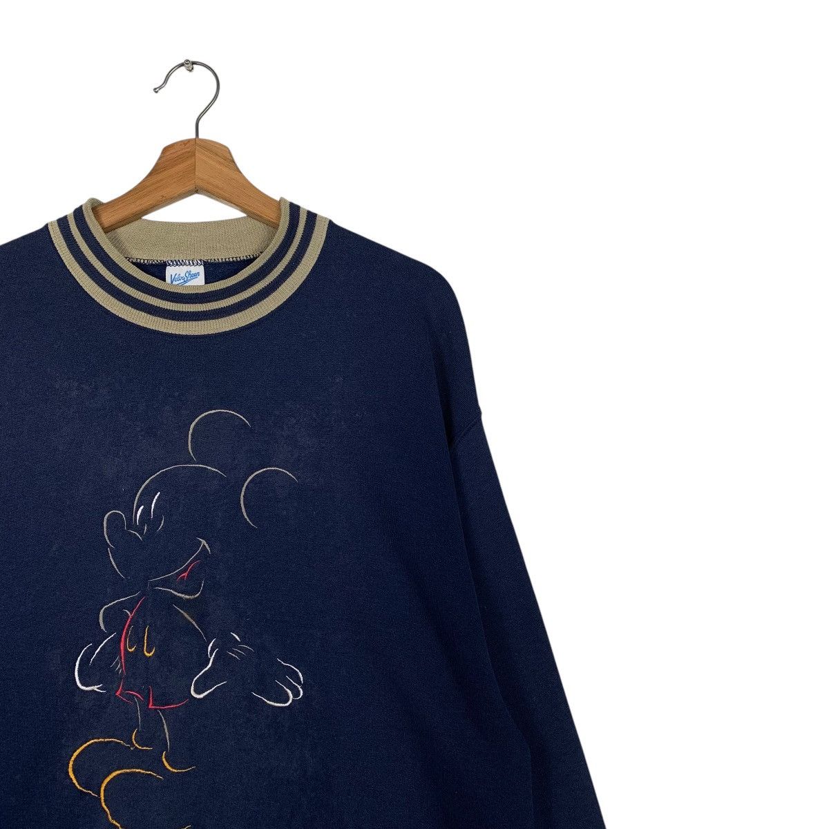 Mickey Mouse Vintage 90s Disney Mickey Mouse Big Logo Sweatshirt Size US L / EU 52-54 / 3 - 5 Thumbnail
