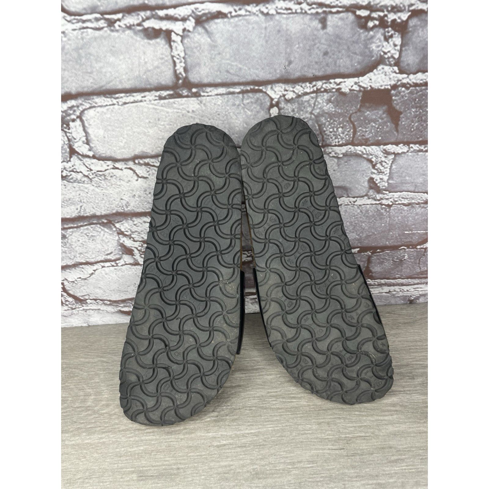 Birkenstock Birkenstock Madrid Black Patent Leather Cork Slide Sandals W Size US 7.5 / IT 37.5 - 17 Thumbnail