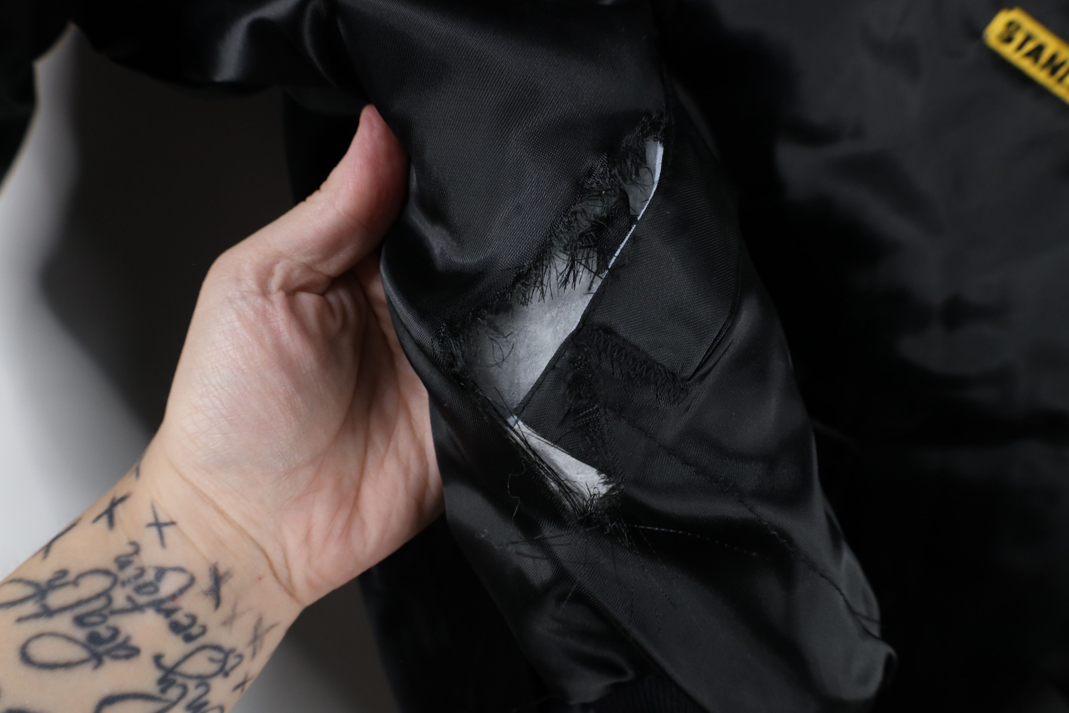 Vintage Vintage 80s Streetwear Stanley Tools Satin Bomber Jacket USA Size US XL / EU 56 / 4 - 5 Thumbnail