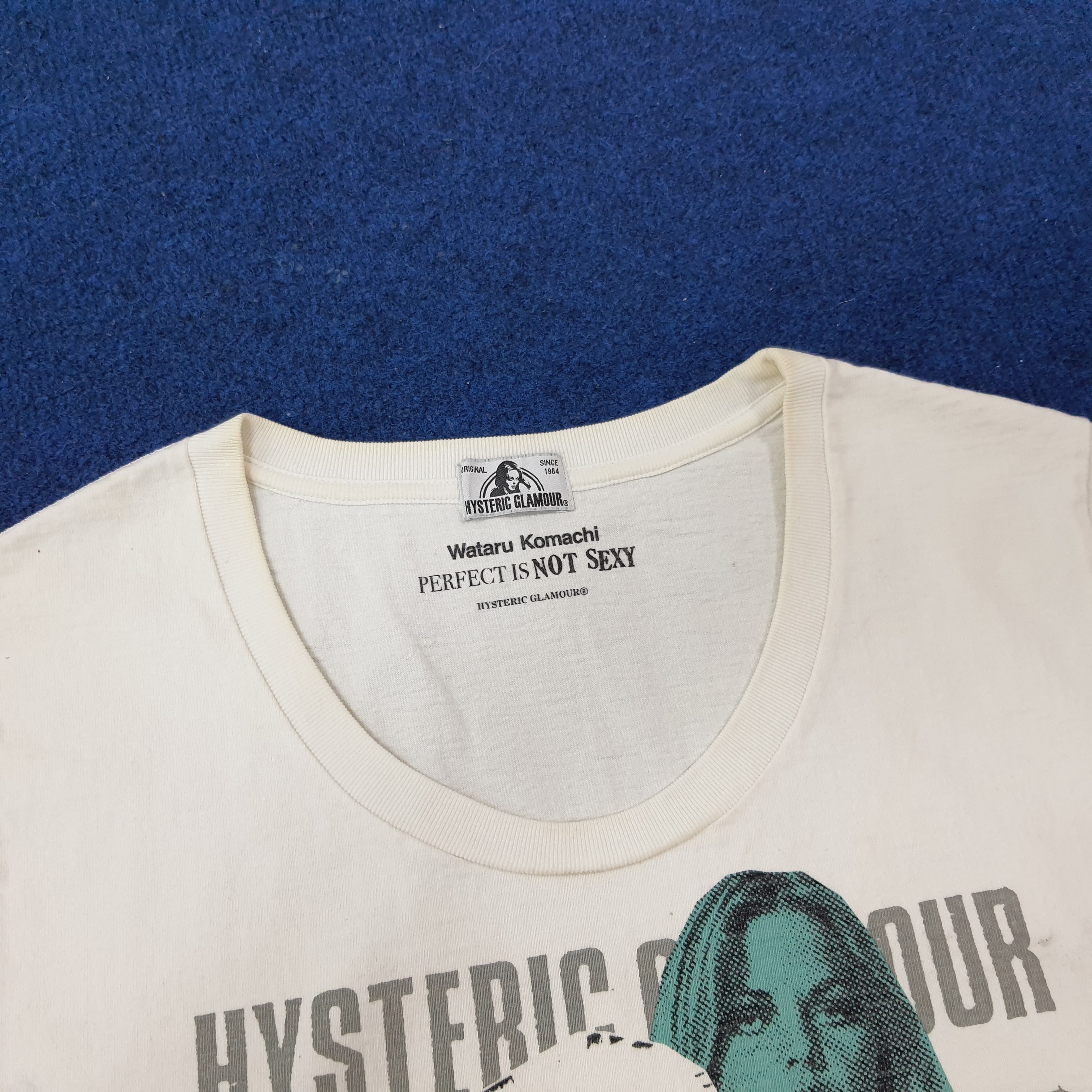 Hysteric Glamour Vintage Hysteric Glamour x Wataru Komachi Tshirt C223N10 Size US M / EU 48-50 / 2 - 5 Thumbnail