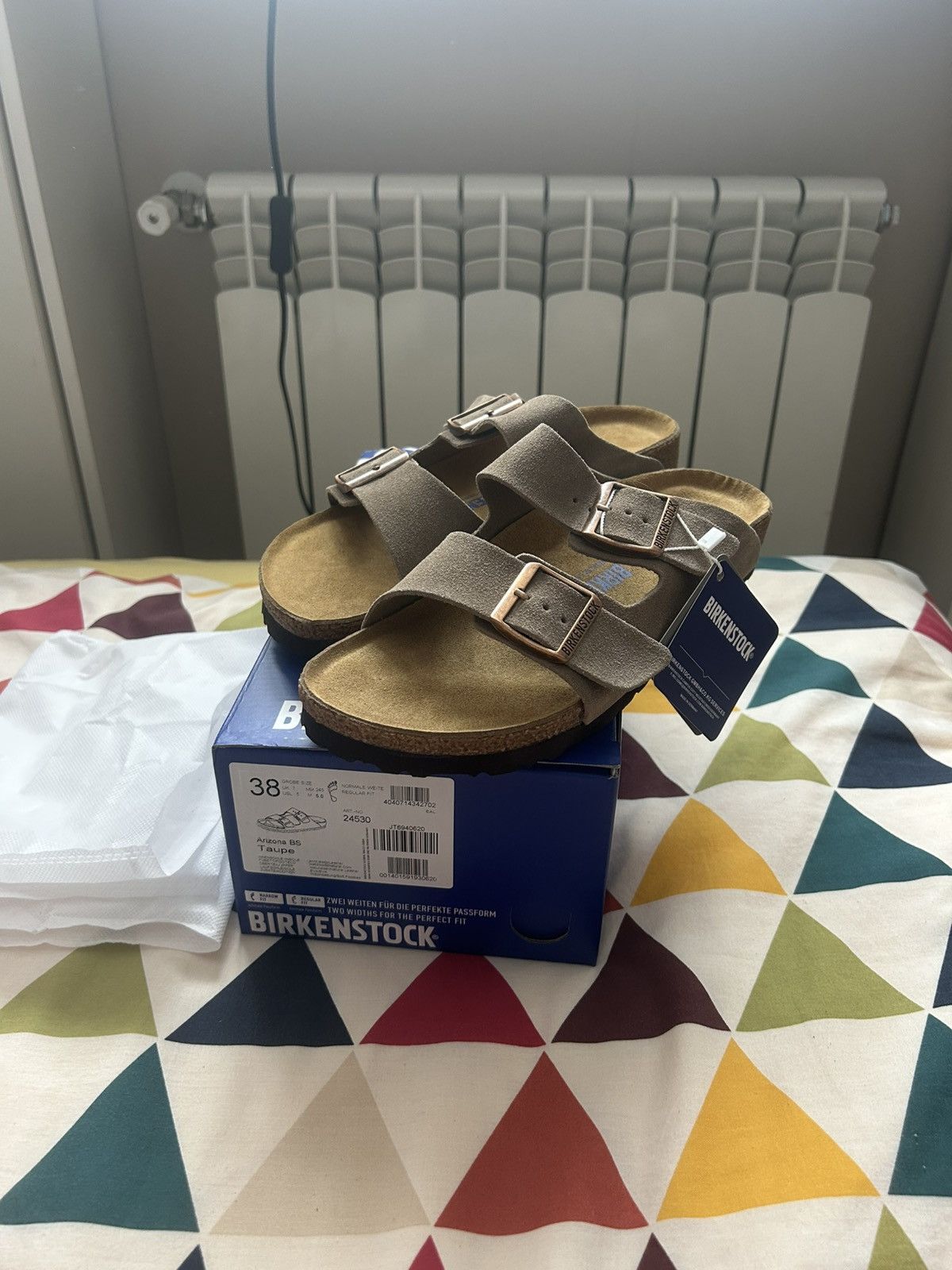 Birkenstock Birkenstock Arizona Taupe Size US 8 / IT 38 - 1 Thumbnail