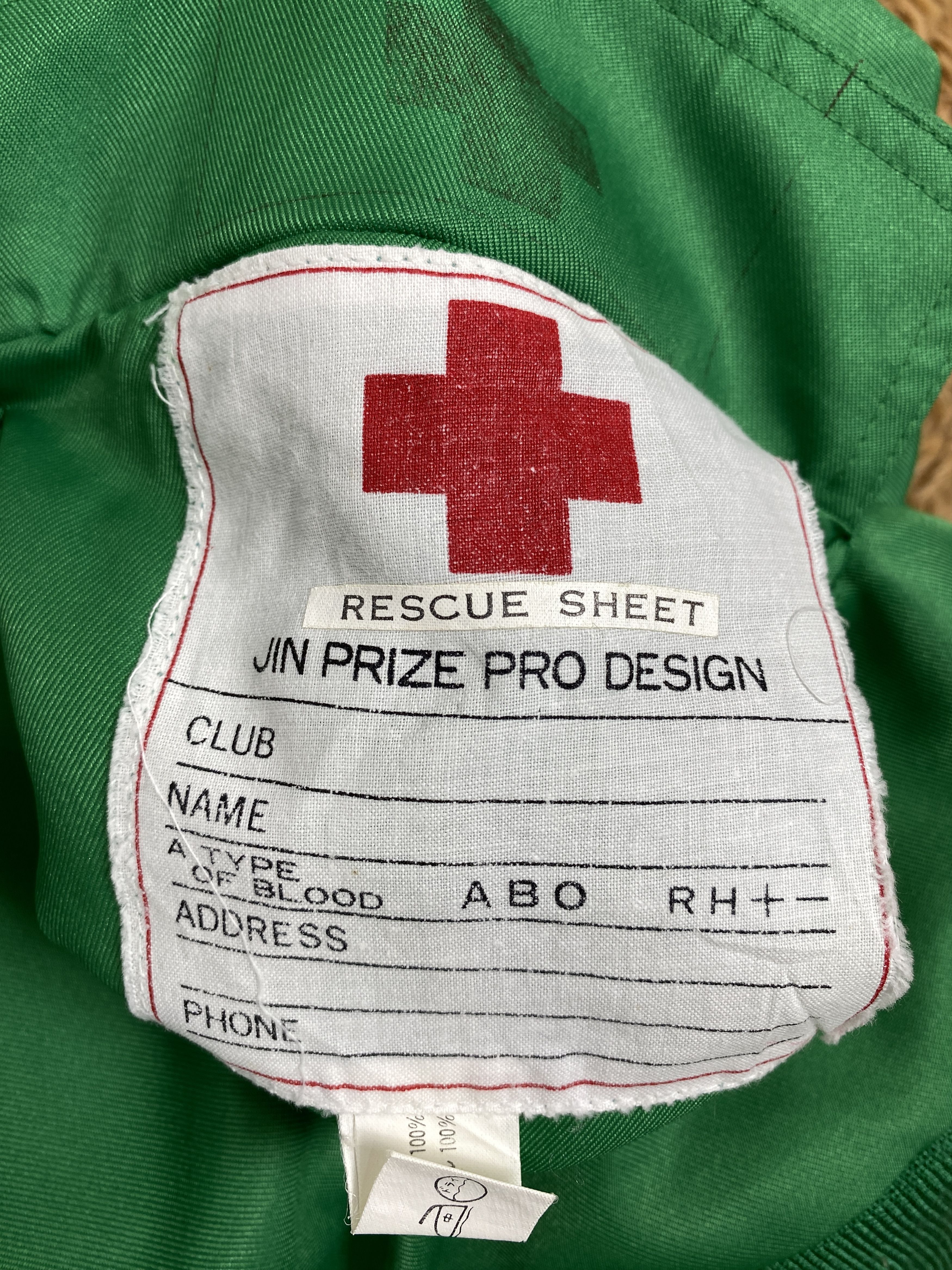 Japanese Brand Vintage Rescue Sheet Reversible Bombers Jacket PJ2434 Size US M / EU 48-50 / 2 - 8 Thumbnail