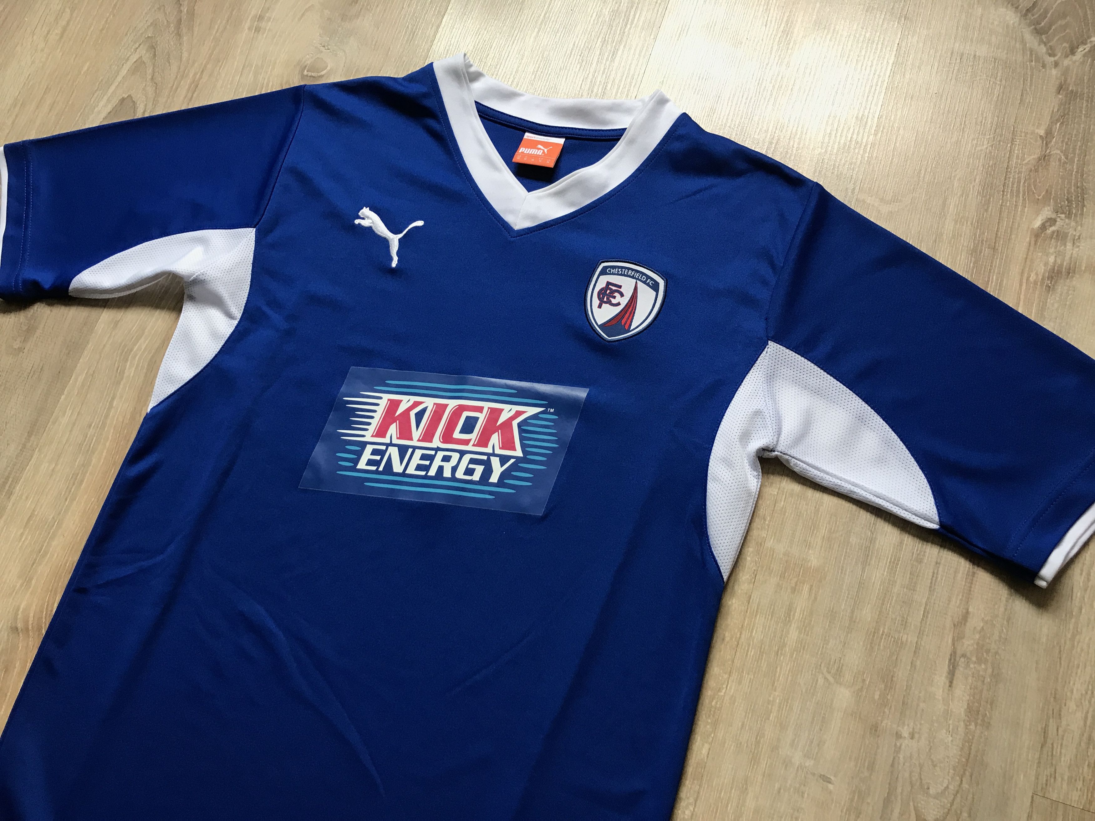 Puma × Vintage Vintage Puma Chesterfield Home Football Shirt 2012-2013 Size US M / EU 48-50 / 2 - 3 Thumbnail