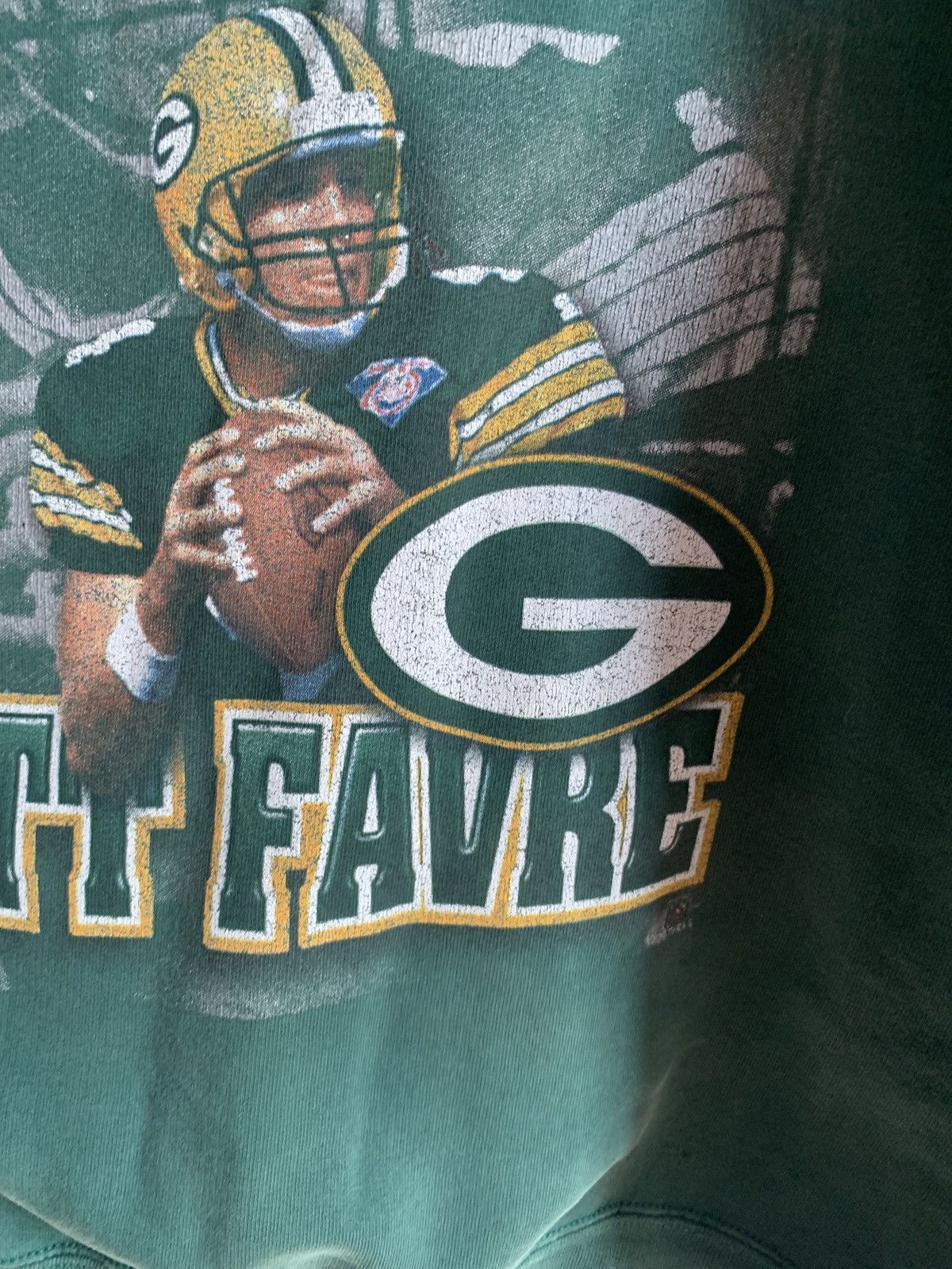 NFL × Starter × Vintage Green Bay Packers Brett Favre Sweatshirt Starter Vintage XL Size US XL / EU 56 / 4 - 18 Thumbnail