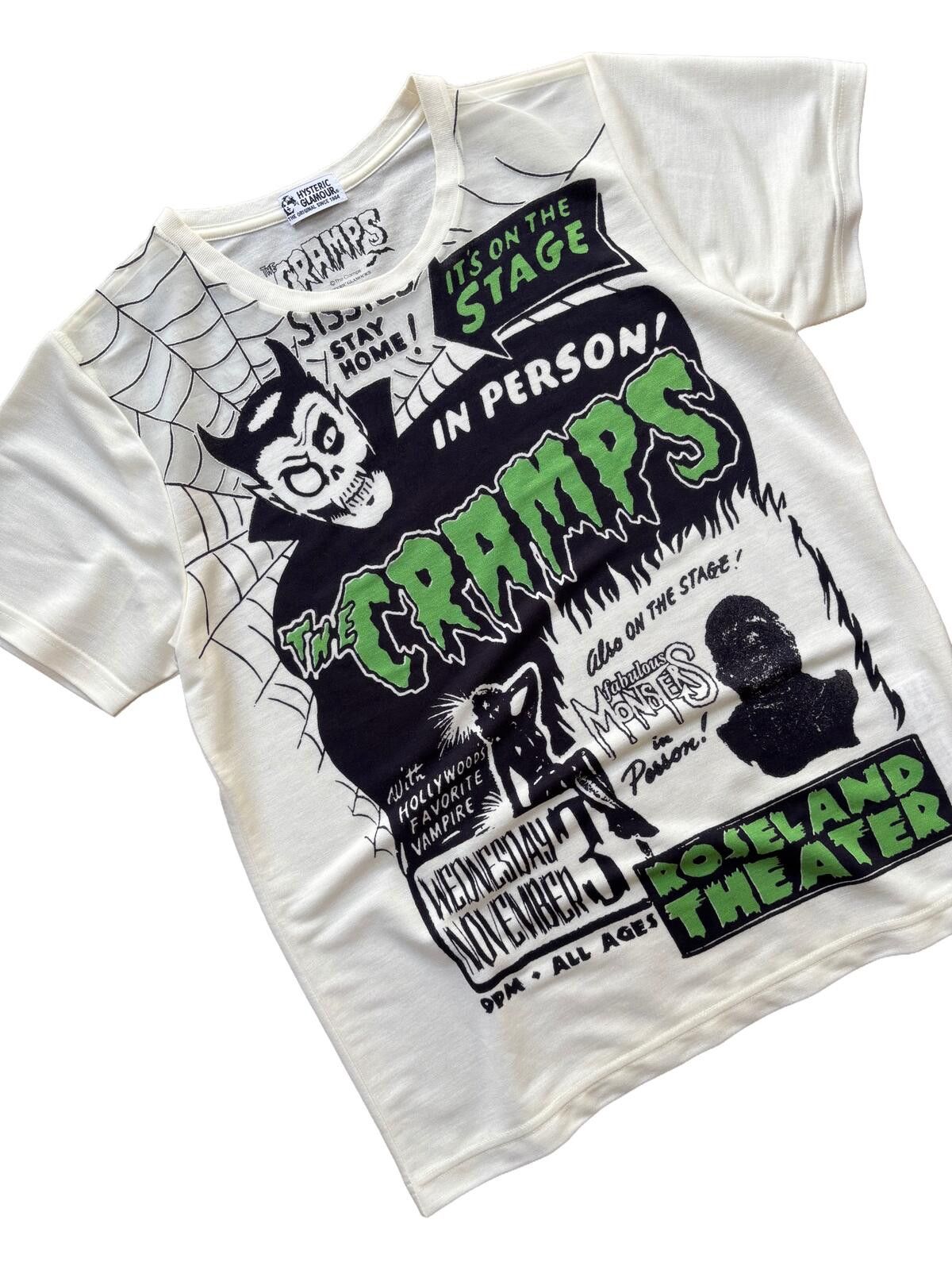 Hysteric Glamour Hysteric Glamour x The Cramps Graphic T-Shirt White Size US S / EU 44-46 / 1 - 2 Thumbnail