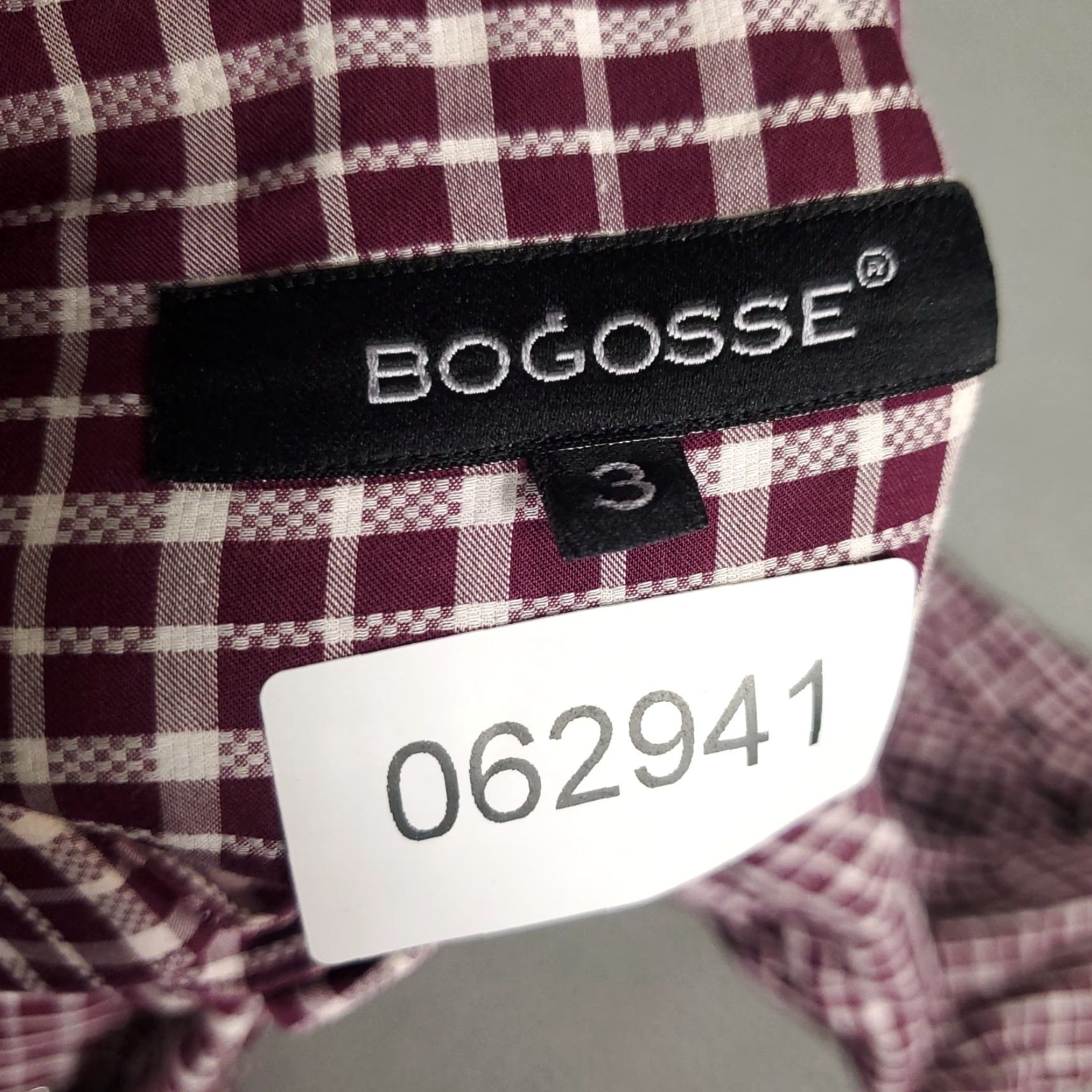 Vintage VINTAGE Bogosse Shirt Men Size 3 Long Sleeve Red Plaid Casual Button Up Size US S / EU 44-46 / 1 - 7 Thumbnail