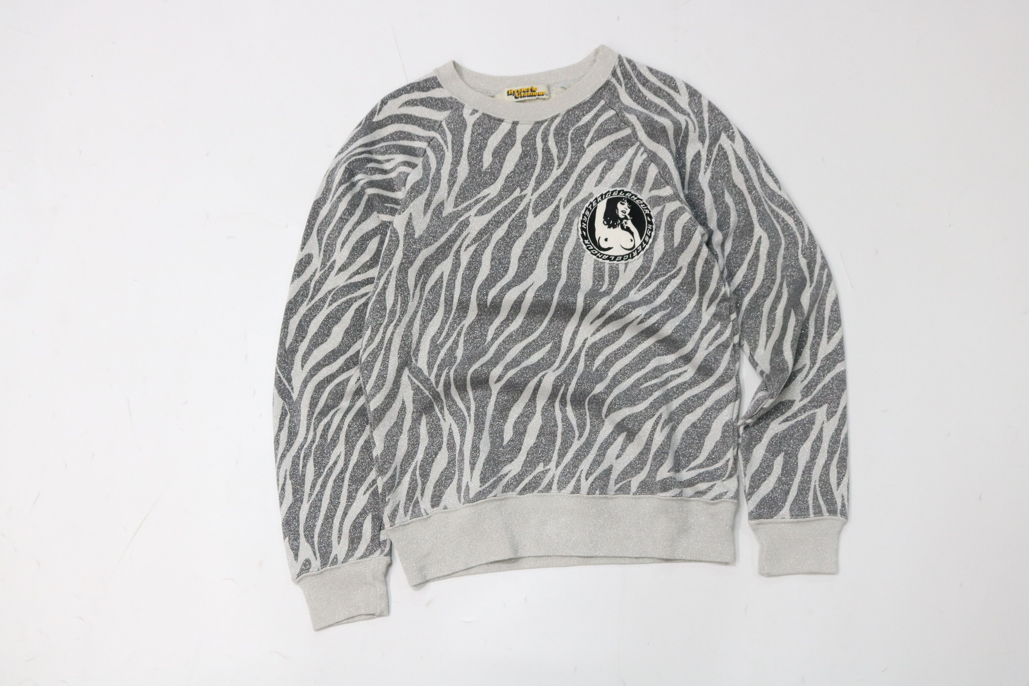 Hysteric Glamour HYSTERIC GLAMOUR Zebra Pattern Sweatshirt Size ONE SIZE - 3 Thumbnail
