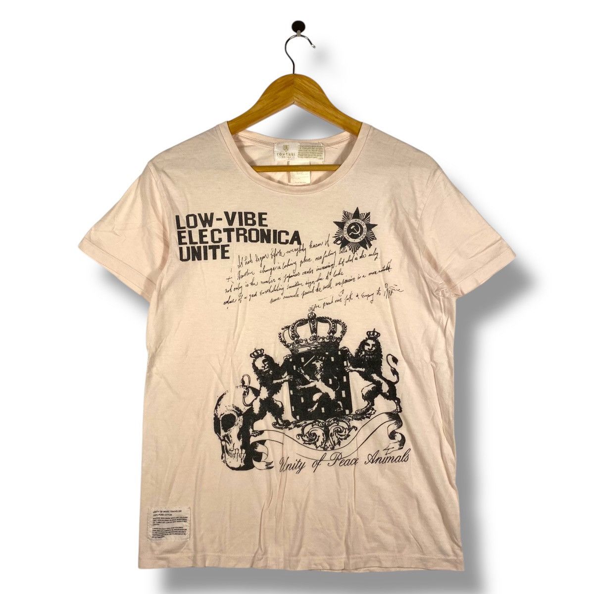 Japanese Brand Japanese Brand ROVTSKI Low-Vibe Electronica Unite Tee Shirt Size US M / EU 48-50 / 2 - 1 Thumbnail
