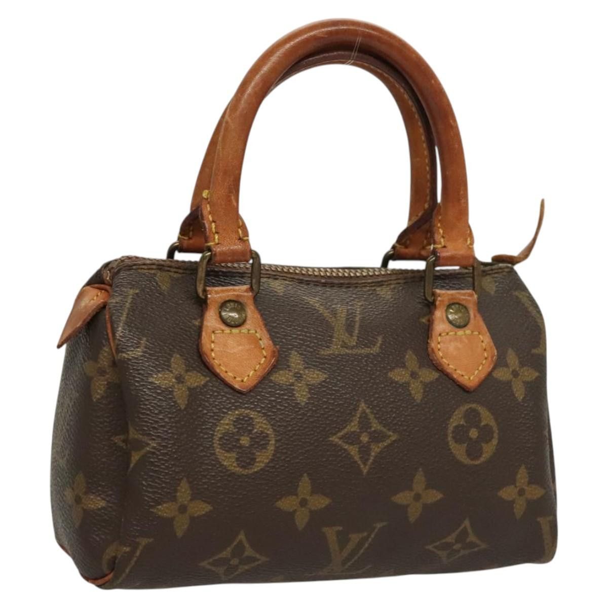 Louis Vuitton Monogram Mini Speedy Hand Bag Vintage M41534 Lv Auth 119177, Women's