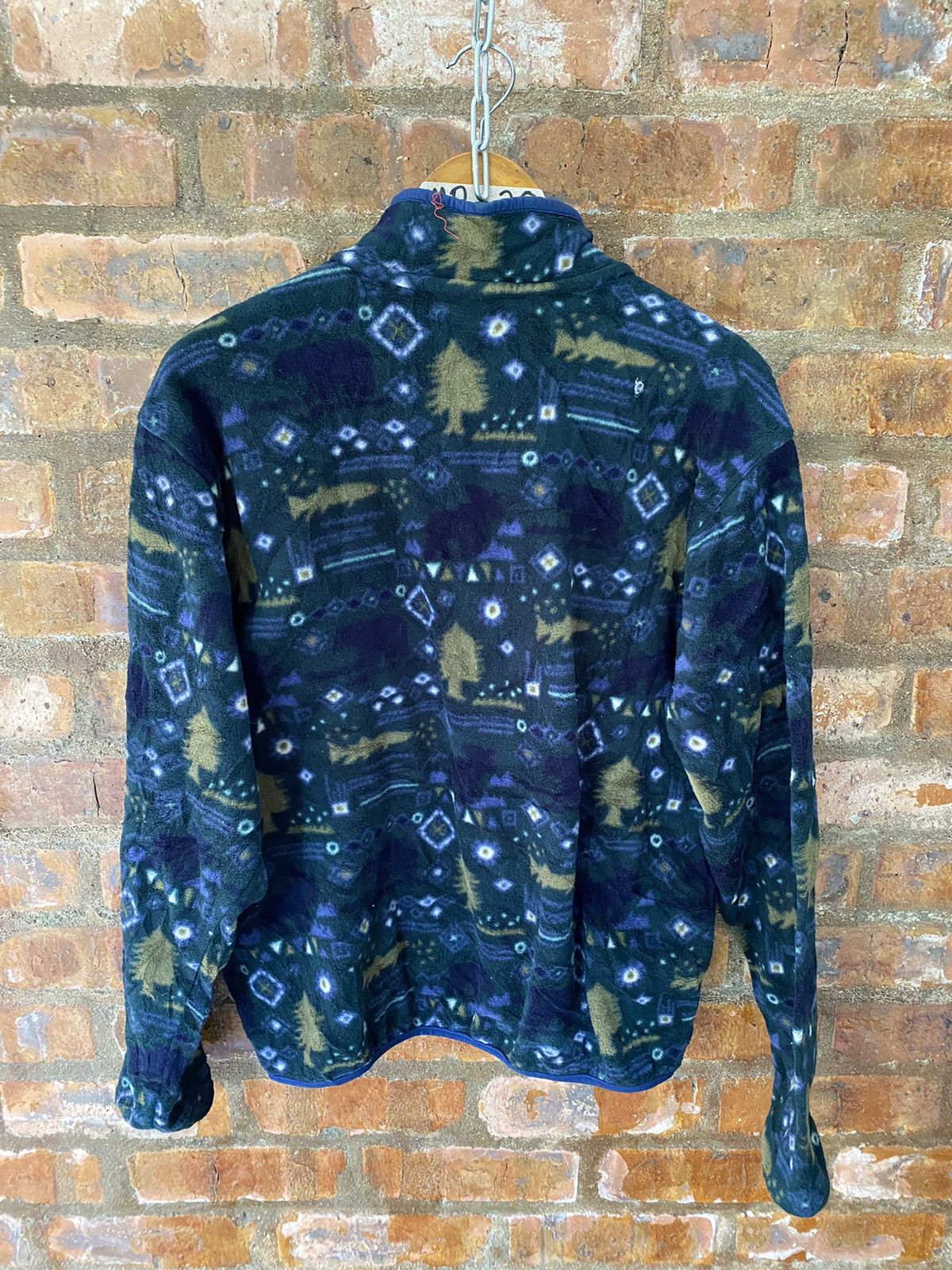 L.L. Bean 1990s LL Bean Fleece native print Size US M / EU 48-50 / 2 - 8 Thumbnail