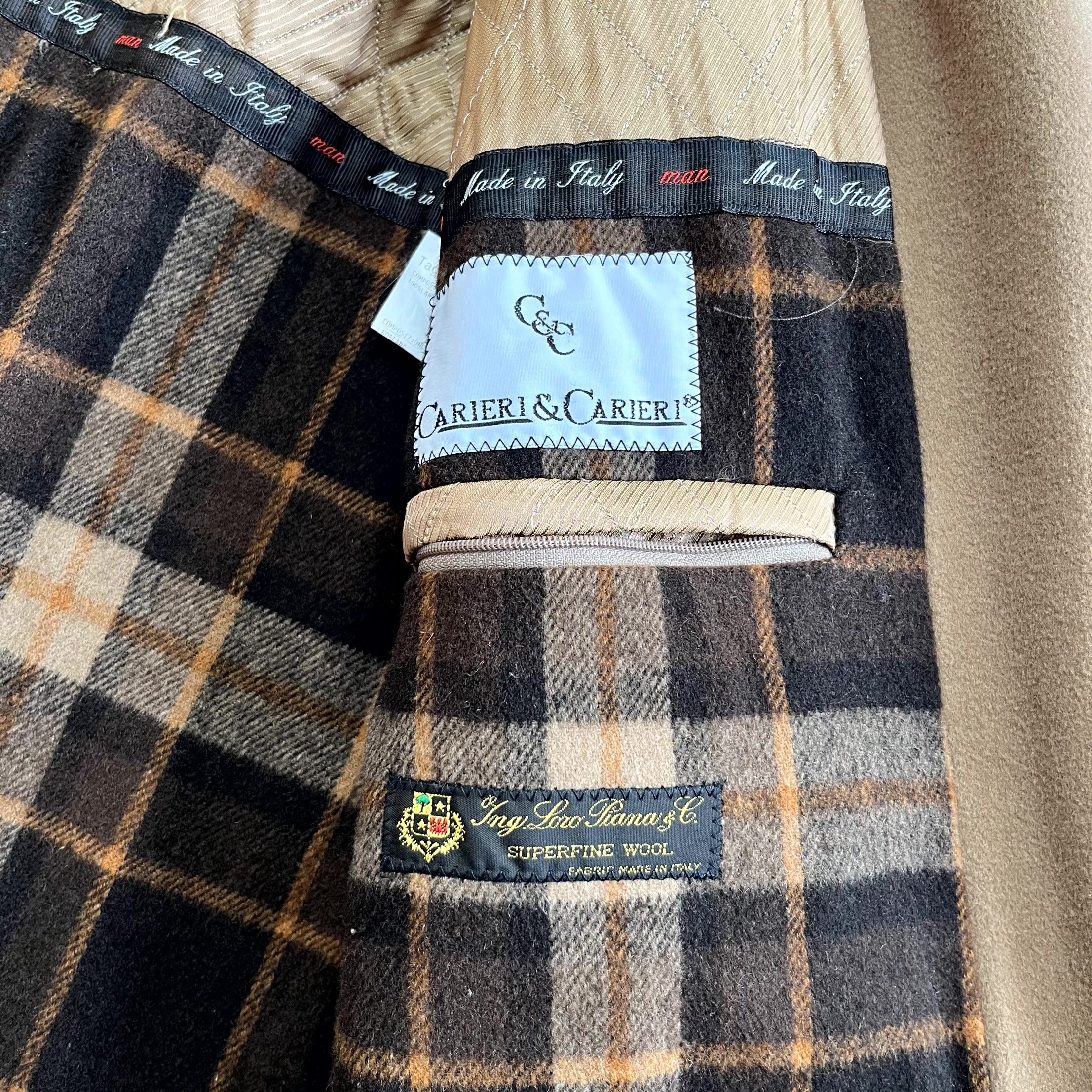 Loro Piana Vintage Loro Piana Biege Coat Jacket Size 48 M-L Size US M / EU 48-50 / 2 - 7 Thumbnail