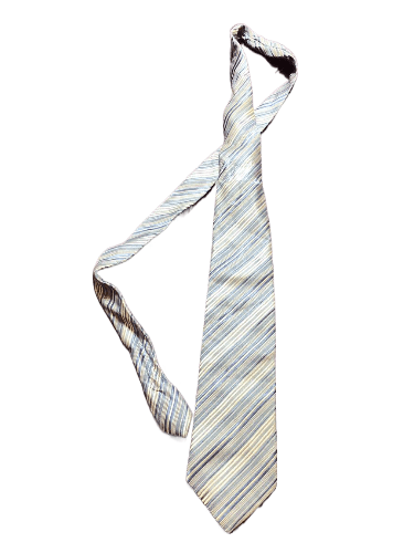 Luxury Lanvin Paris Striped Tie