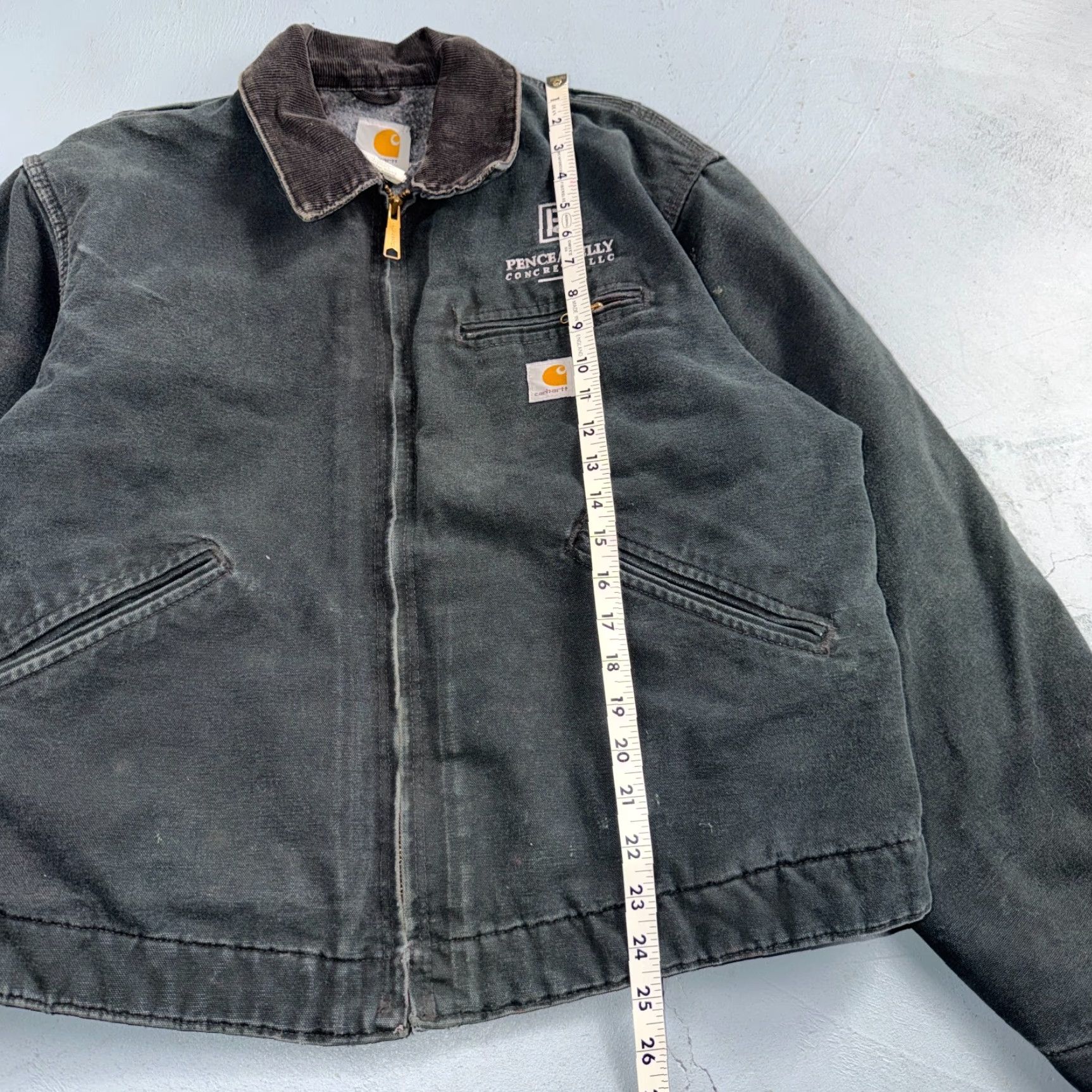 Carhartt VINTAGE Carhartt J97 Detroit Jacket Mens 46 Black Lined Blanket Workwear Zip Full Zip Casual Winter 90s Grunge USA Jacket Size US S / EU 44-46 / 1 - 4 Thumbnail