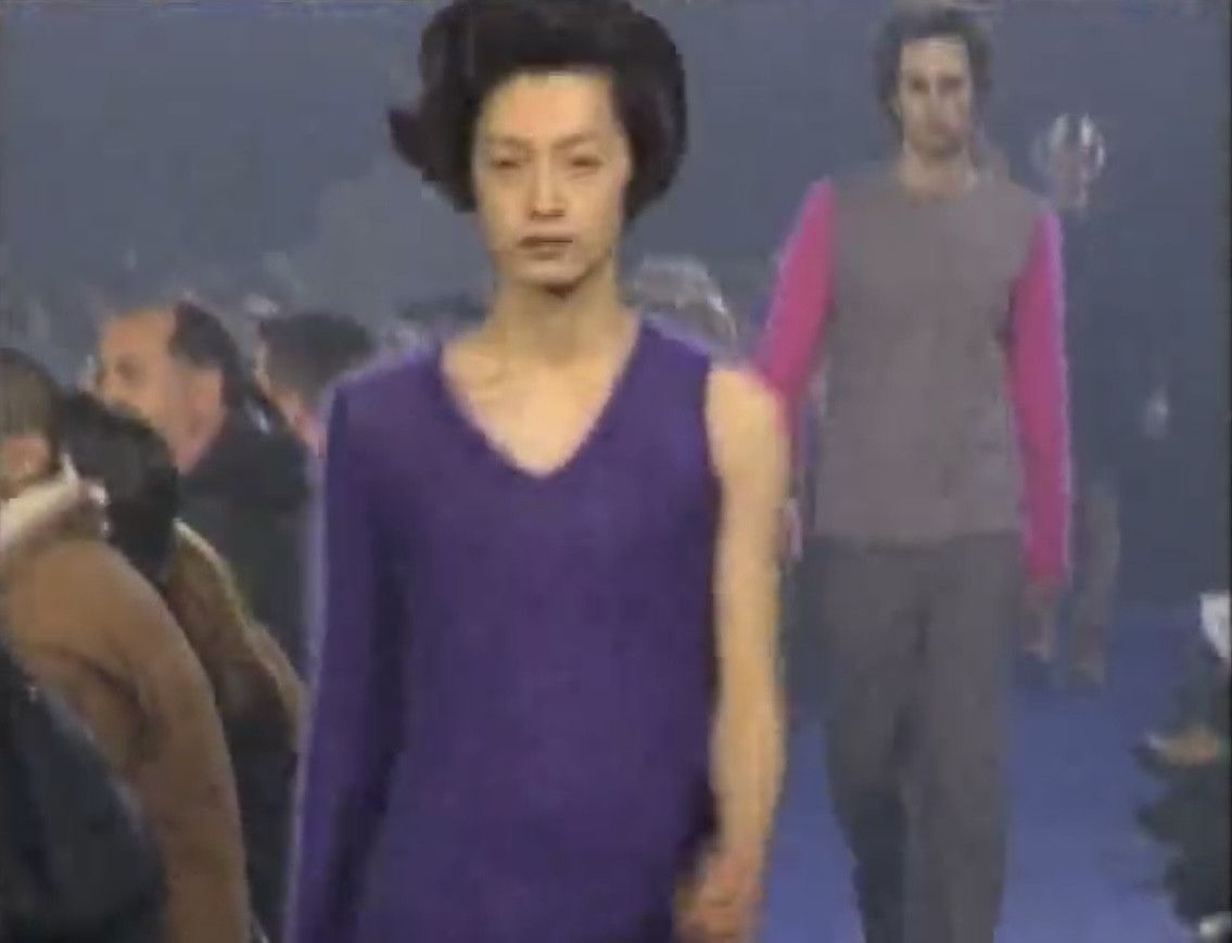 W&LT AW1998 W&LT Walter Van Beirendonck Mohair T-shirt & Vest Set Size US M / EU 48-50 / 2 - 2 Thumbnail