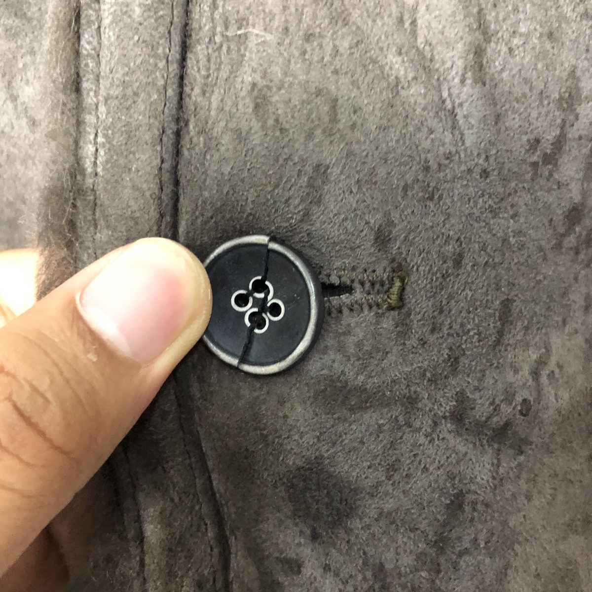 Vintage Vintage Emmeti Di Franco Button Ups Soft Fur Leather Jacket Size M / US 6-8 / IT 42-44 - 6 Thumbnail