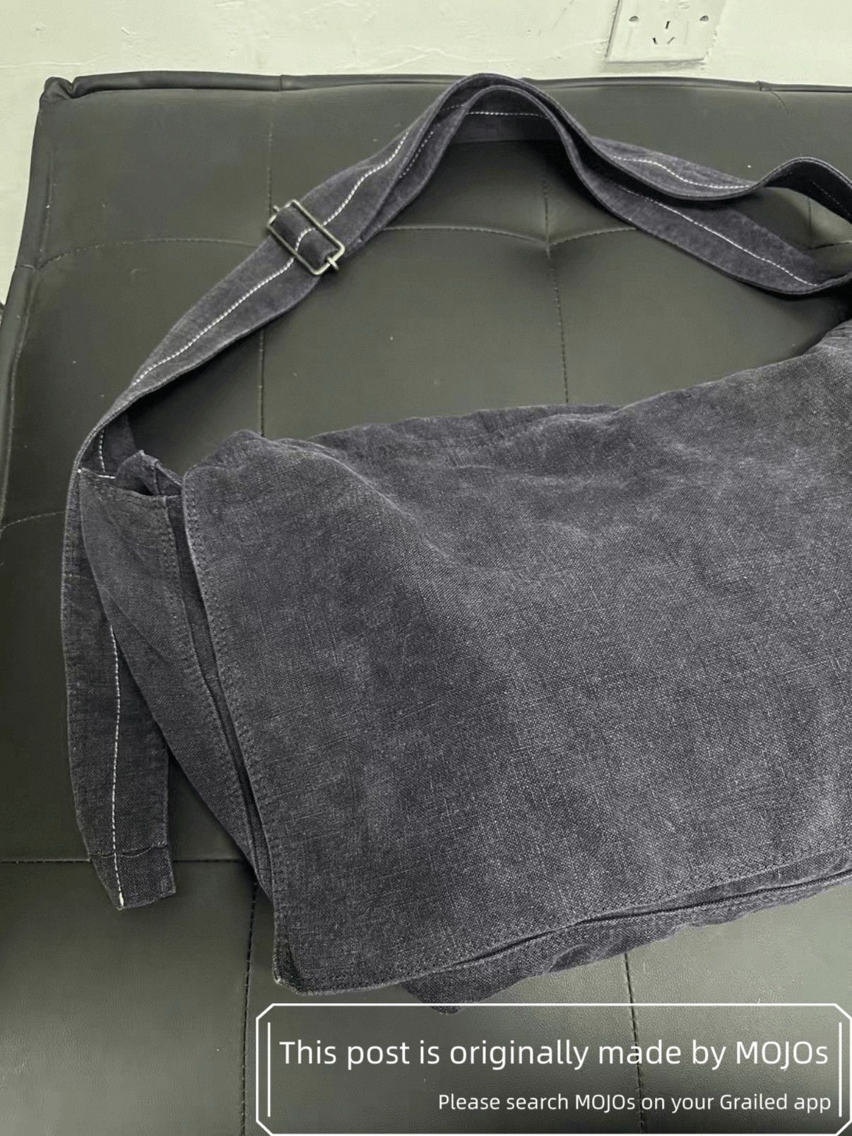 Yohji Yamamoto Yohji Yamamoto Canvas Messager Bag mojos5311 Size ONE SIZE - 3 Thumbnail