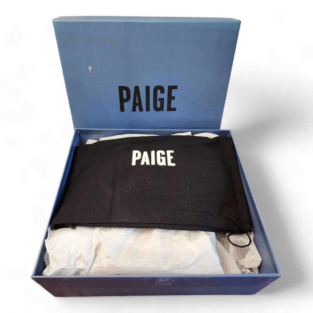 Paige Paige Mimi Black Suede Block Heel Bootie Women's Size 10.5 Size US 10.5 / IT 40.5 - 15 Thumbnail