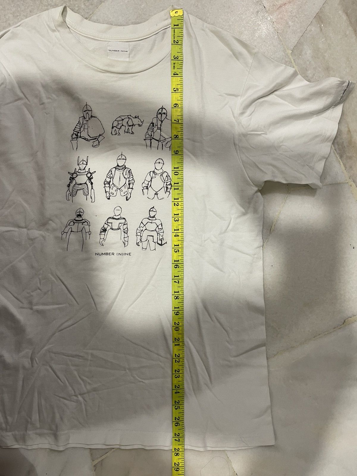 Number (N)ine Authentic 2001 Number Nine Knight Tee Size US S / EU 44-46 / 1 - 14 Thumbnail