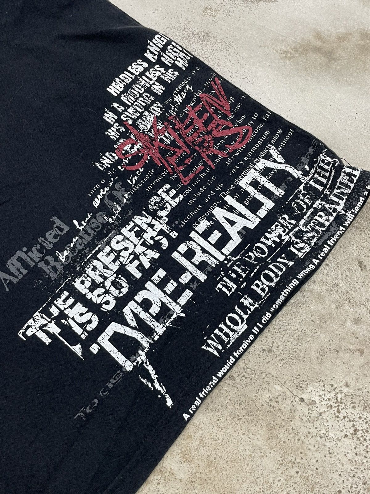 Japanese Brand Beaumere Destruction Wish Affliction Punk Tour Y2K Wording Size US XXL / EU 58 / 5 - 6 Thumbnail