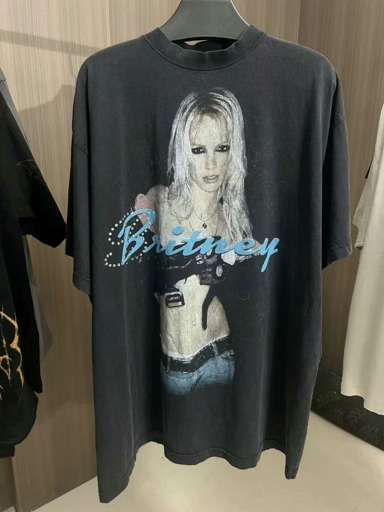 Balenciaga Balenciaga Britney Music Collaboration Tee Size US L / EU 52-54 / 3 - 1 Thumbnail