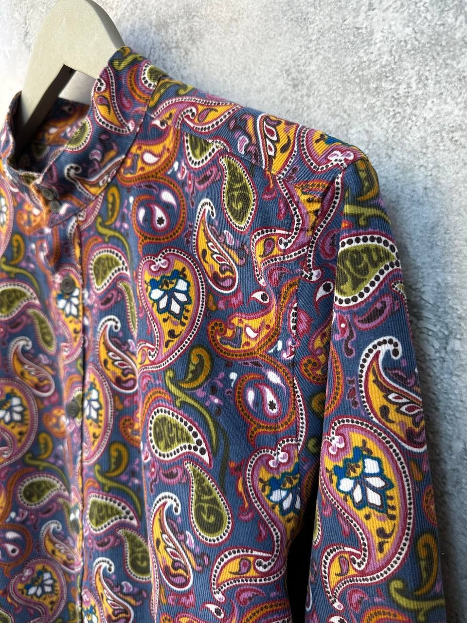 Pretty Green Pretty Green Paisley Button Up Flannel Shirt Vintage Size US M / EU 48-50 / 2 - 6 Thumbnail