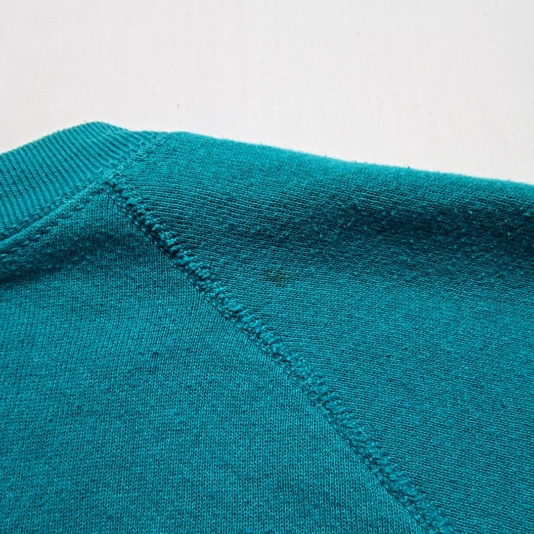 Tultex Vintage Blank Tultex Sweatshirt Teal 90s X-Large XL Crewneck Size US XL / EU 56 / 4 - 7 Thumbnail