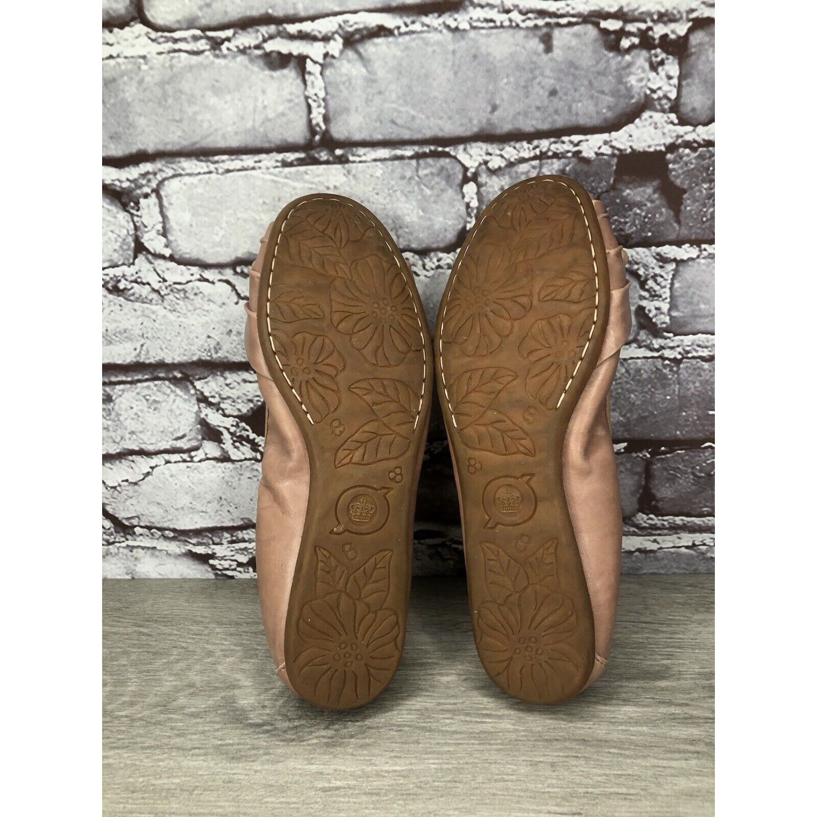 Born Born Footwear Dusty Pink Leather Casual Bow Ballet Flats Wom Size US 6.5 / IT 36.5 - 22 Thumbnail