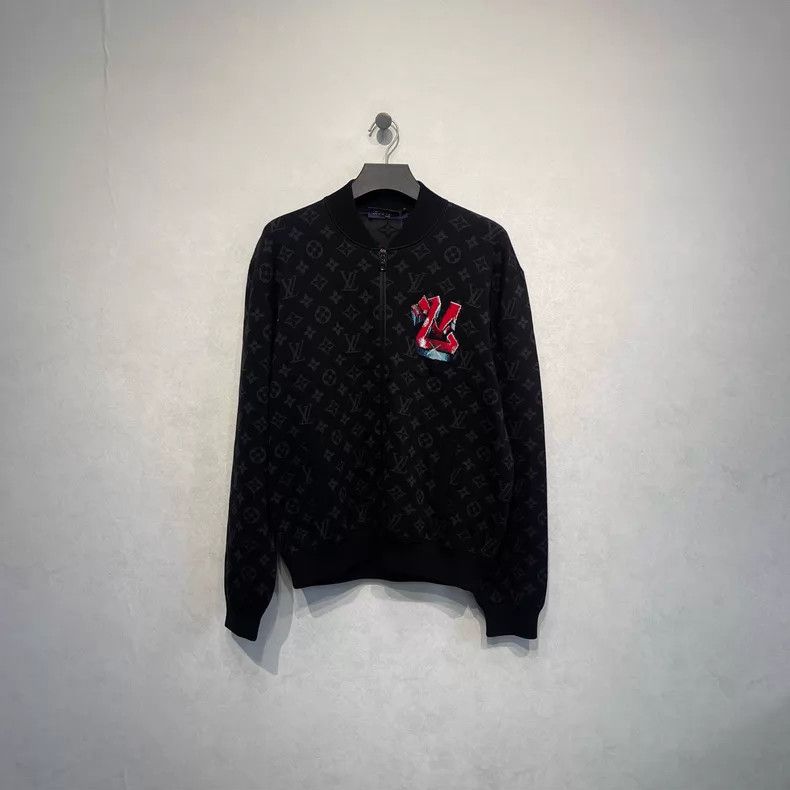 Louis Vuitton Louis Vuitton Old Flower Graffiti Print Zipper Jacket Size US XL / EU 56 / 4 - 1 Thumbnail
