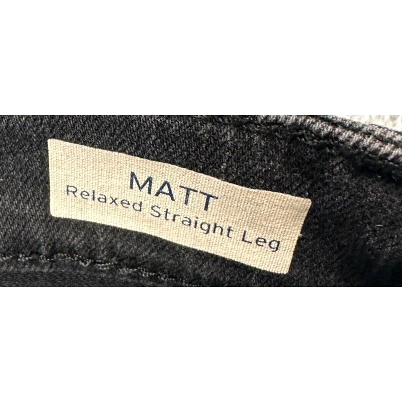 Mavi Mavi Matt Jeans Mens 28X32 Grey Relaxed Fit Straight Leg Denim NEW 5-Pocket Cotton Spandex Charcoal Wash Mens Jeans 28 Size US 28 / EU 44 - 6 Thumbnail