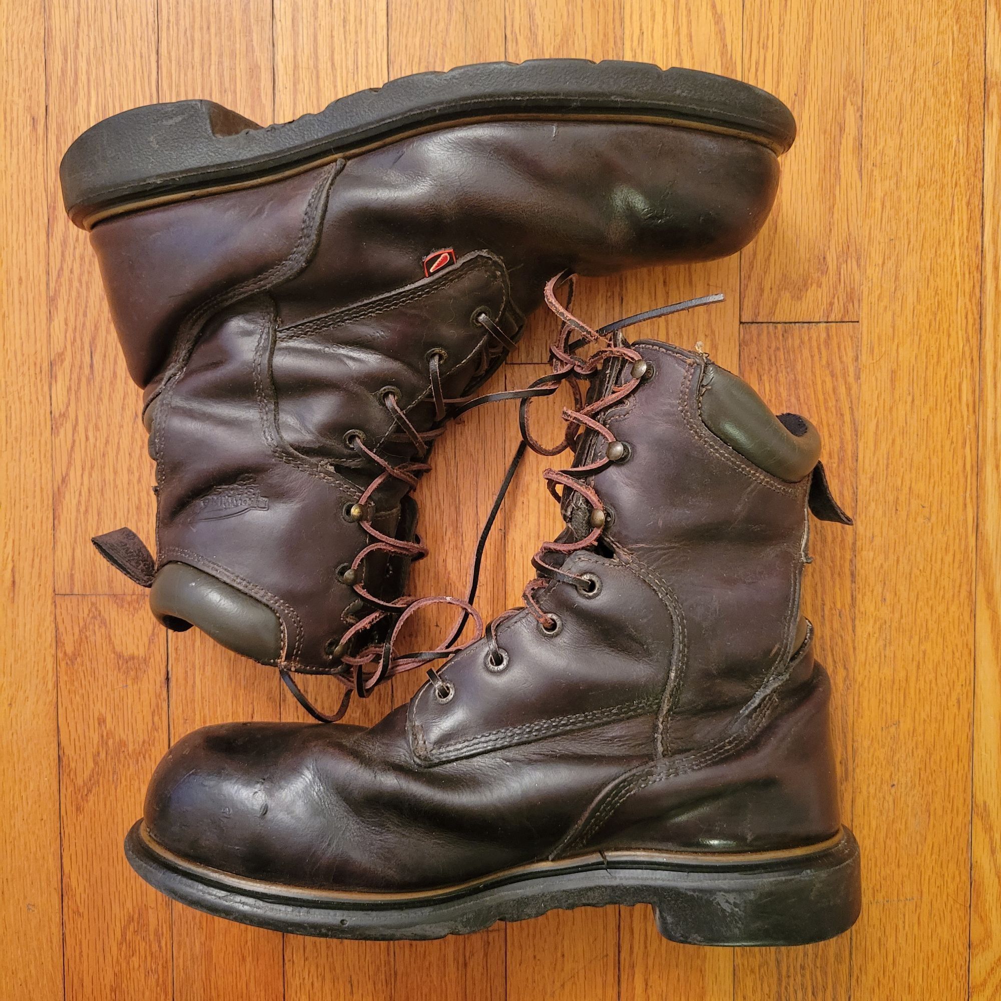 Red Wing Steel toe Work Boots lace up work boots leather 13D Made in the USA Red Wing Pecos 2231 Steel Toe Boots Men main image 2