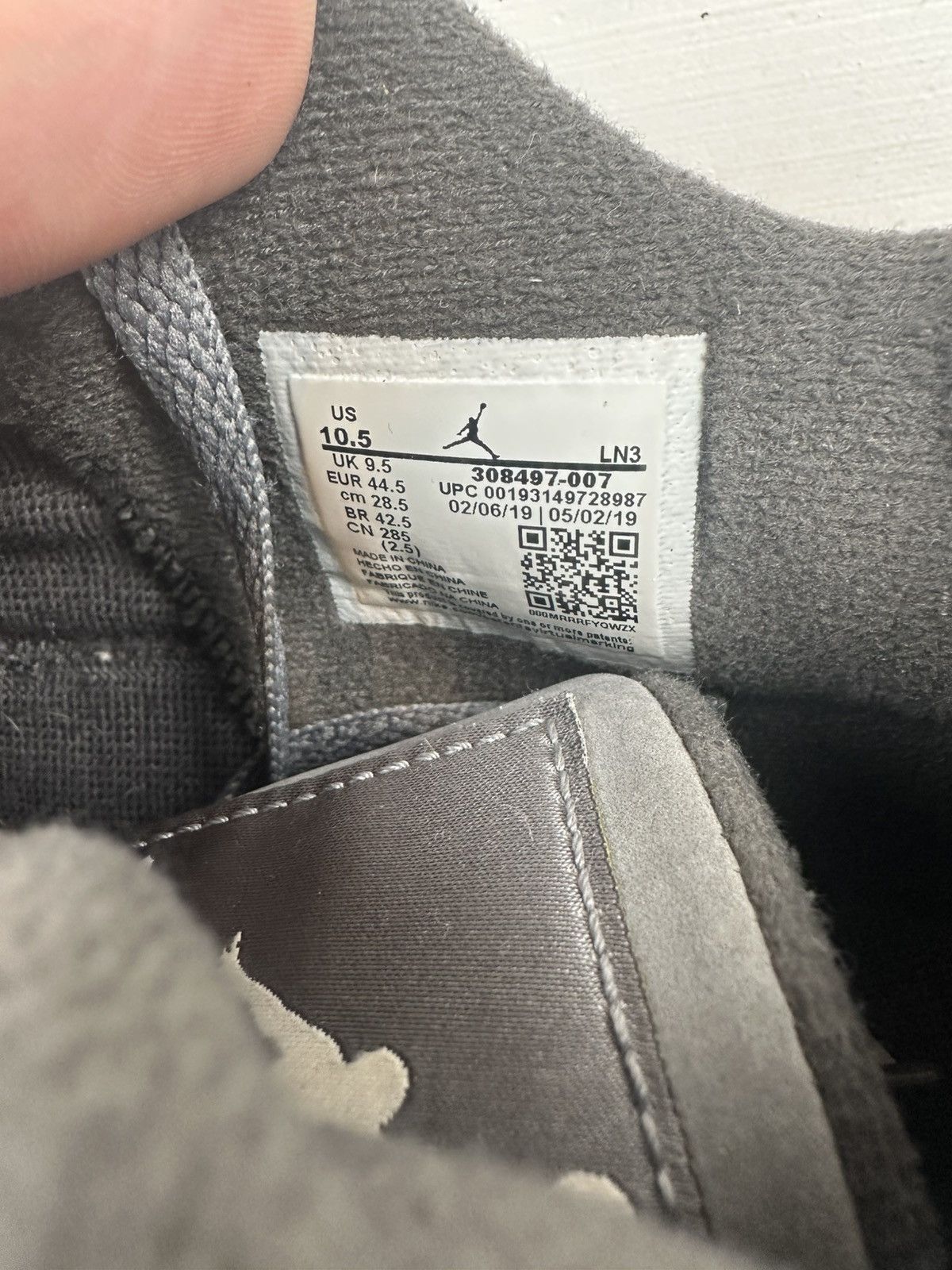 Jordan Brand Jordan 4 Cool Grey Size US 10.5 / EU 43-44 - 6 Thumbnail