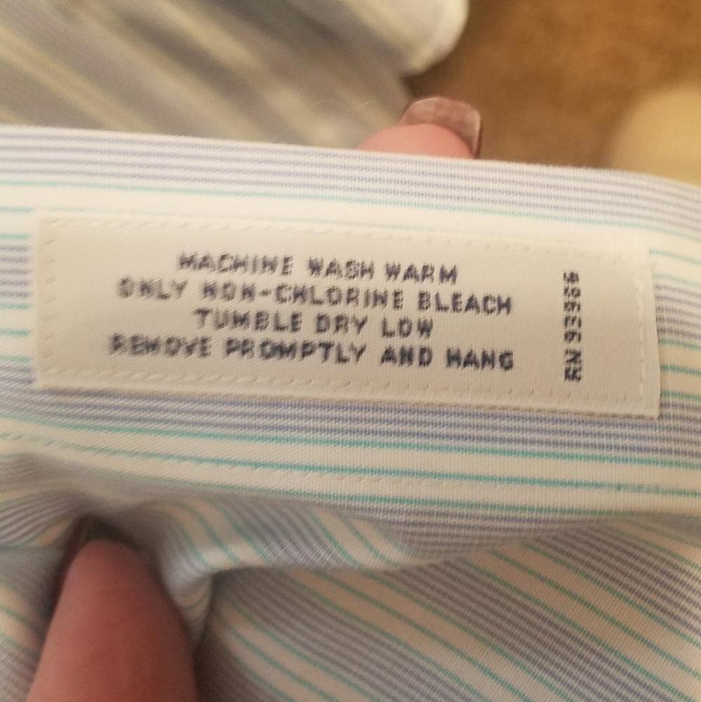 Brooks Brothers Brooks Brothers 346 Slim Fit Shirt Size 17 1/2 34 Size 38R - 4 Thumbnail