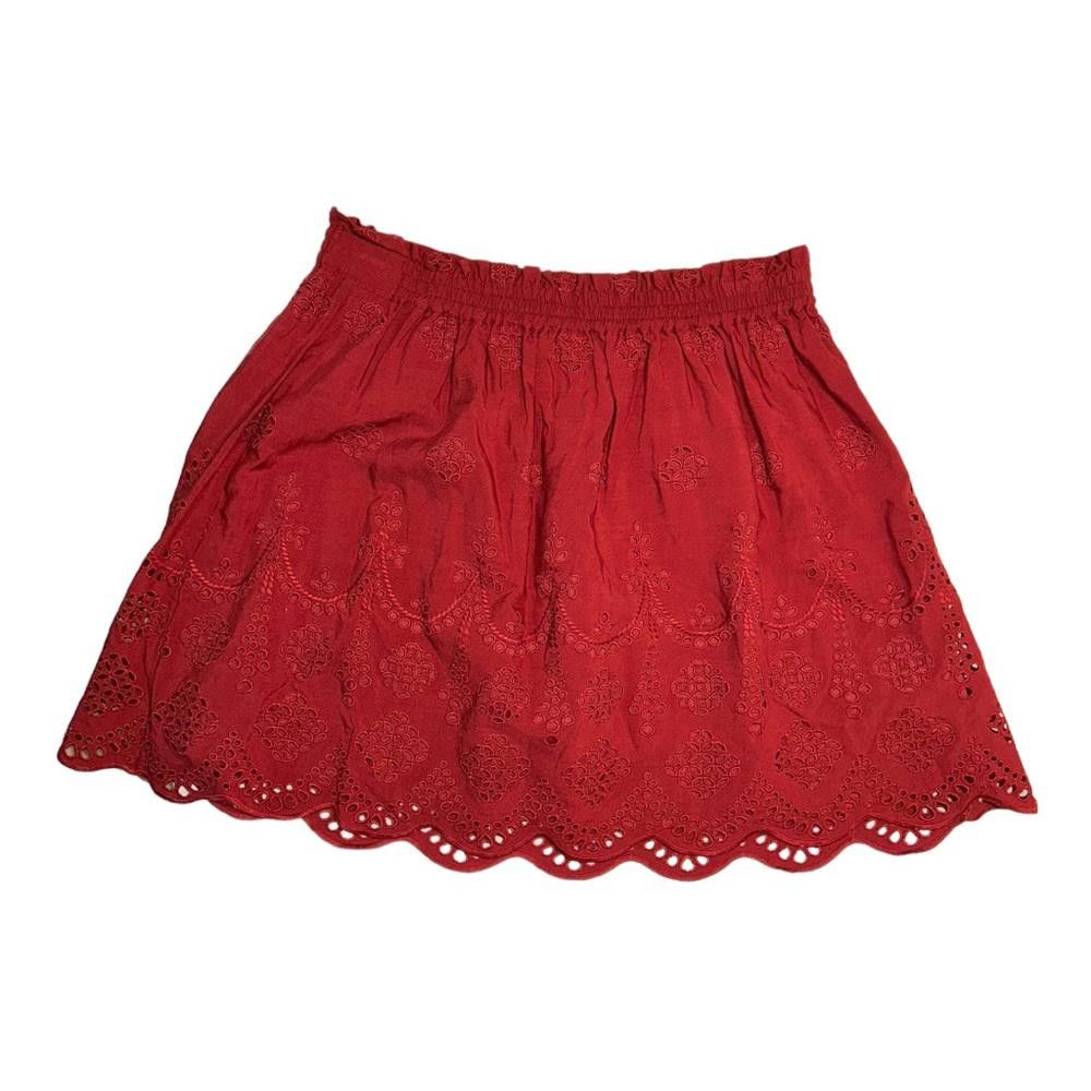 Madewell Madewell l Rust Eyelet Skirt Size Small Size 28" / US 6 / IT 42 - 4 Thumbnail