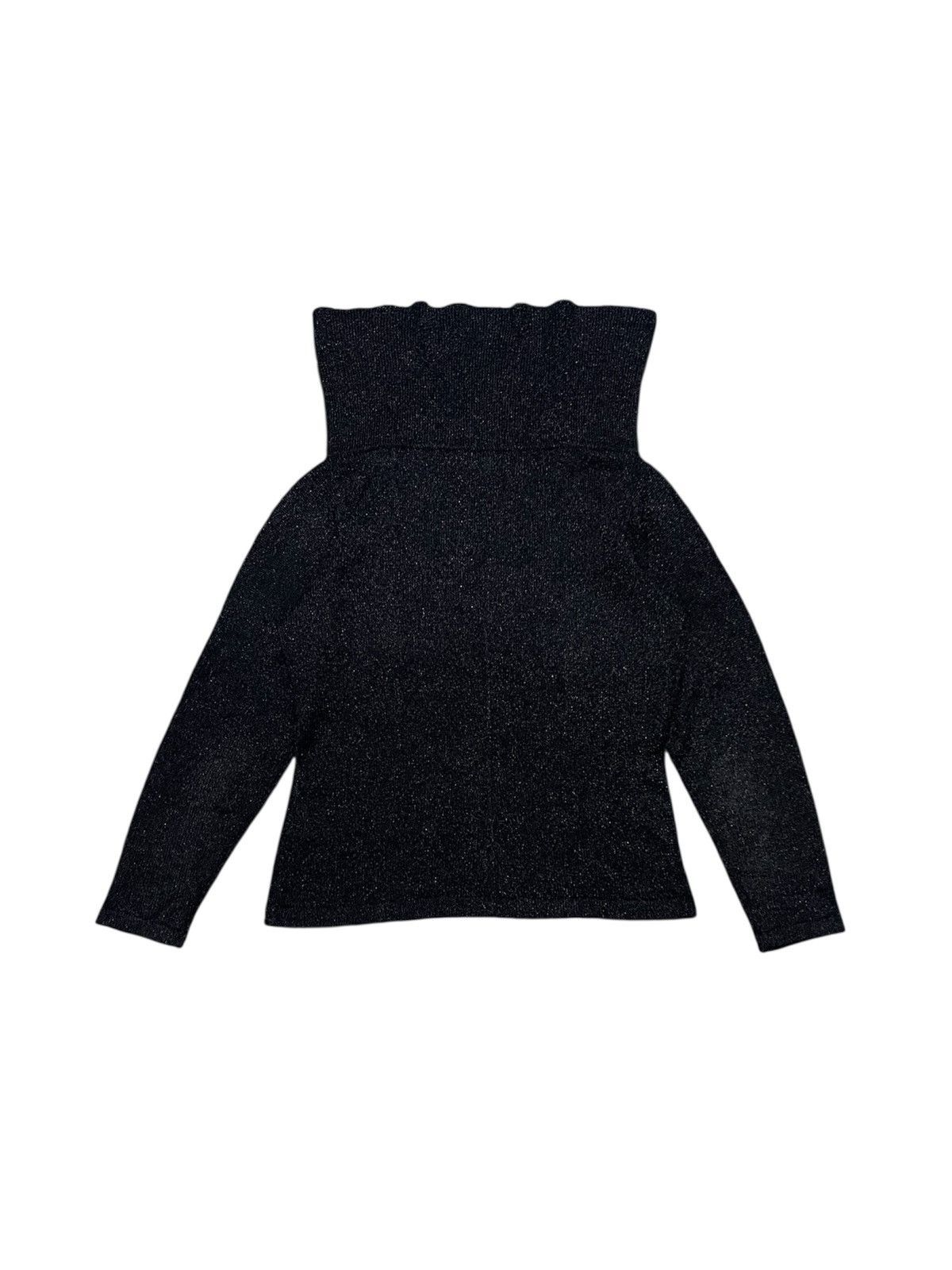 Paco Rabanne 90s PACO RABANNE GLITTER OFF- SHOULDER LONG SLEEVE Size M / US 6-8 / IT 42-44 - 2 Thumbnail