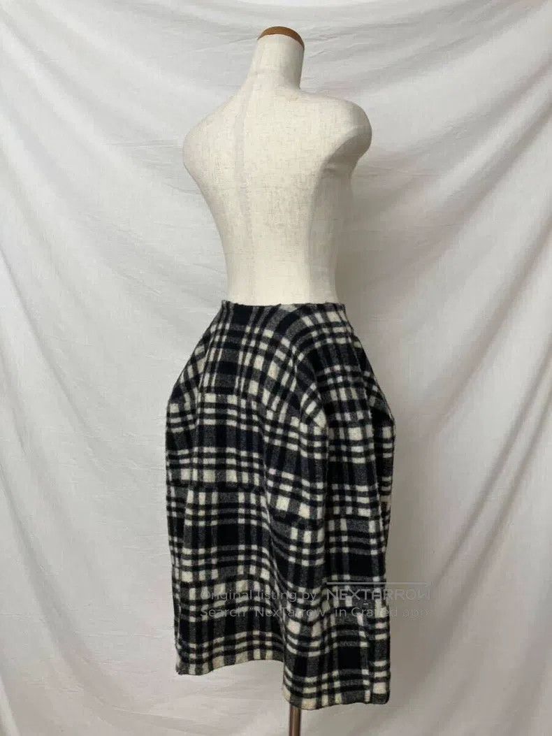 Comme des Garcons Comme Des Garcons size XS Black Plaid Skirt Size 23" - 2 Thumbnail