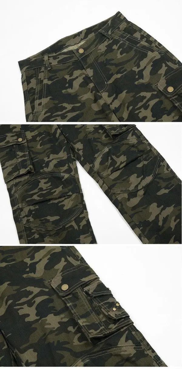 VIBE Green Camouflage Cargo Pant Size US 30 / EU 46 - 6 Thumbnail