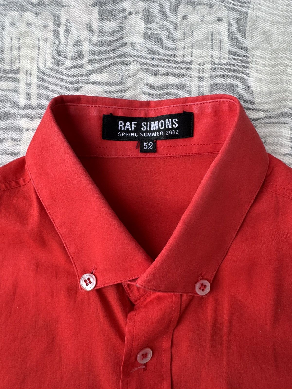 Raf Simons Raf Simons SS02 Be Pure Be Vigilant Behave Button-Up Shirt Size US L / EU 52-54 / 3 - 6 Thumbnail