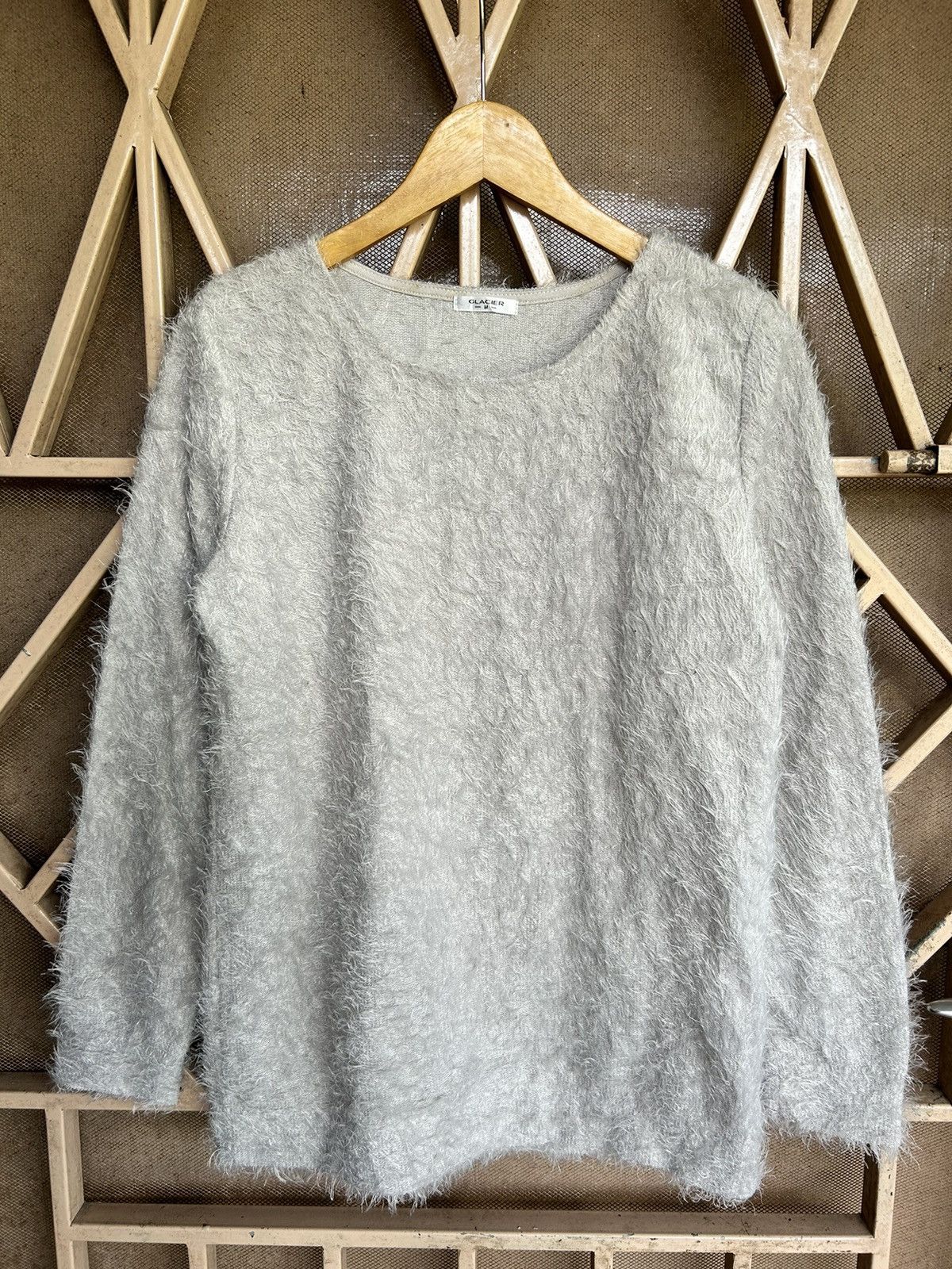 Beauty Beast × Japanese Brand 💸BINDINGOFFER💸 Glacier Knit Fuzy Mohair Isseymiyake style Size US M / EU 48-50 / 2 - 1 Thumbnail