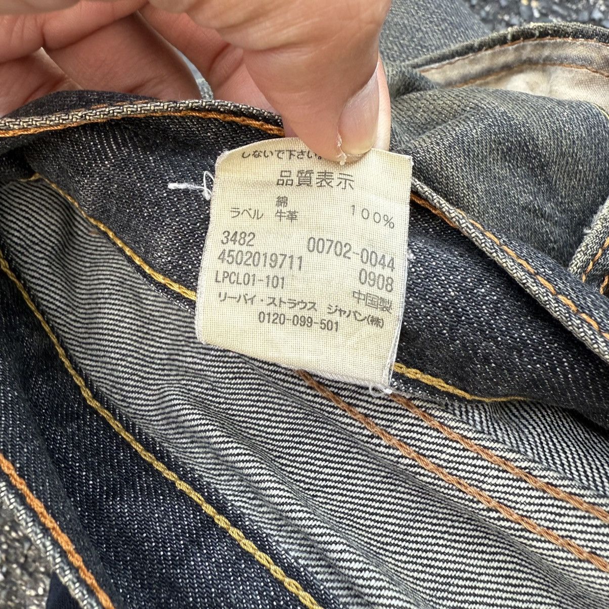 Levi's Vintage Clothing VINTAGE LEVI'S 702 BLACK RUSTY FADED JEAN DENIM PANTS Size US 33 - 14 Thumbnail