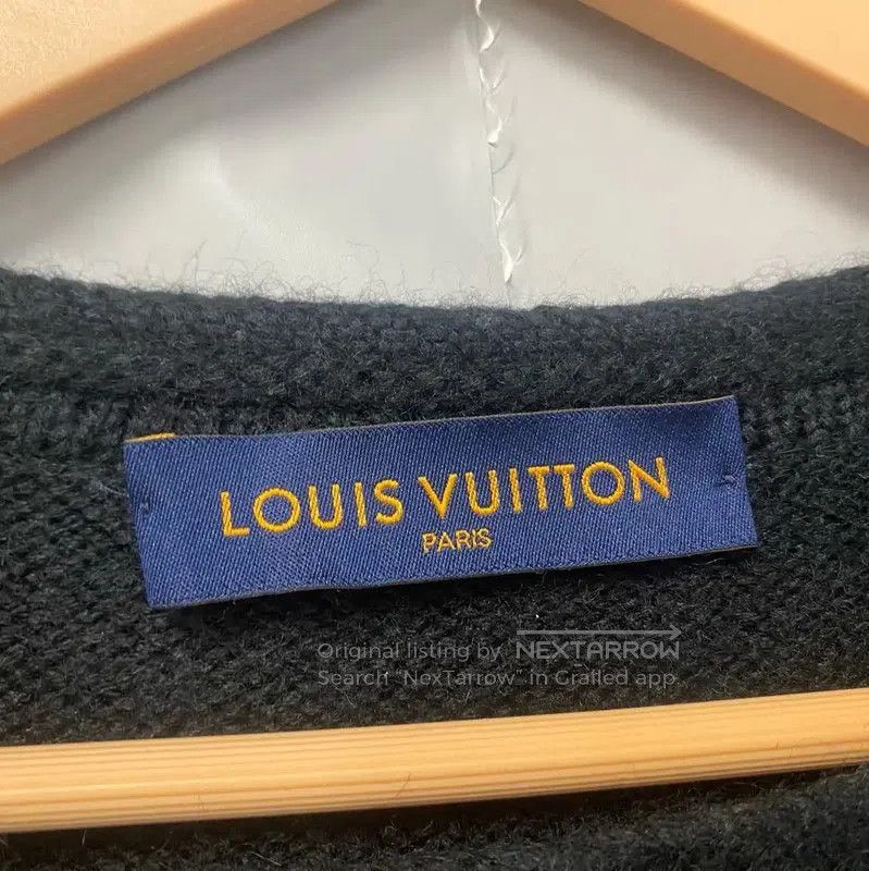 Louis Vuitton Louis Vuitton Black Wool Knit Sweater . Size US S / EU 44-46 / 1 - 3 Thumbnail