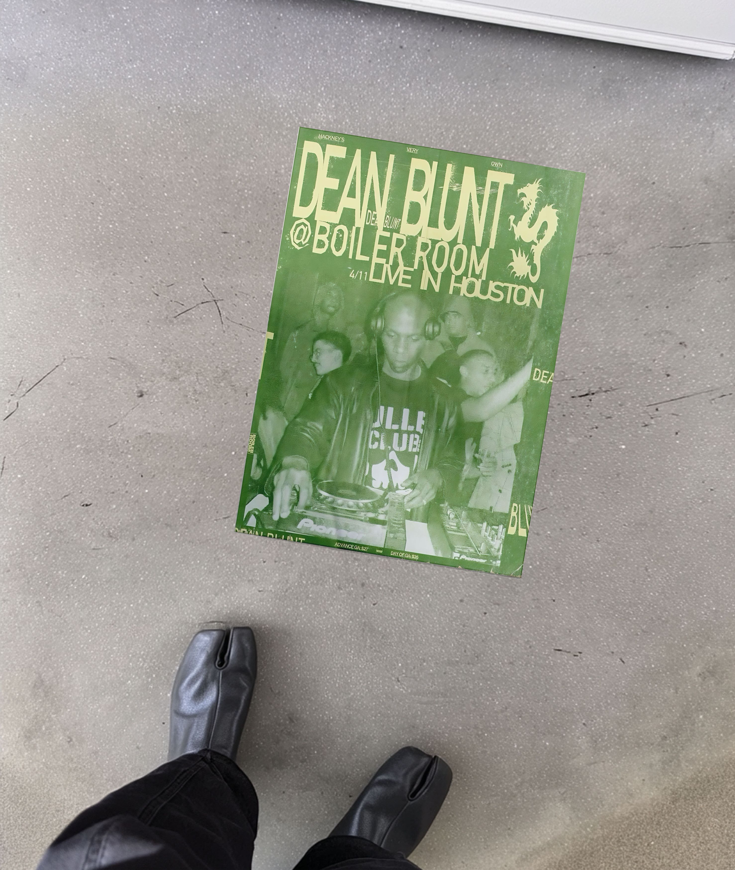 Band Tees Dean Blunt Poster Gift Vintage Merch Art Music Print Size ONE SIZE - 2 Thumbnail