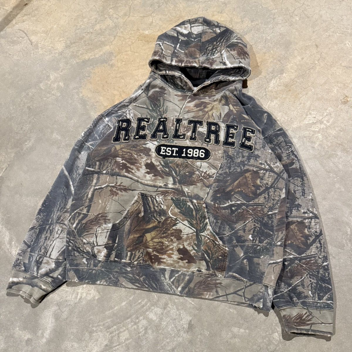 Realtree Vintage 2000s Realtree Distressed Faded Camo Hoodie ERD Y2K Size US M / EU 48-50 / 2 - 2 Thumbnail