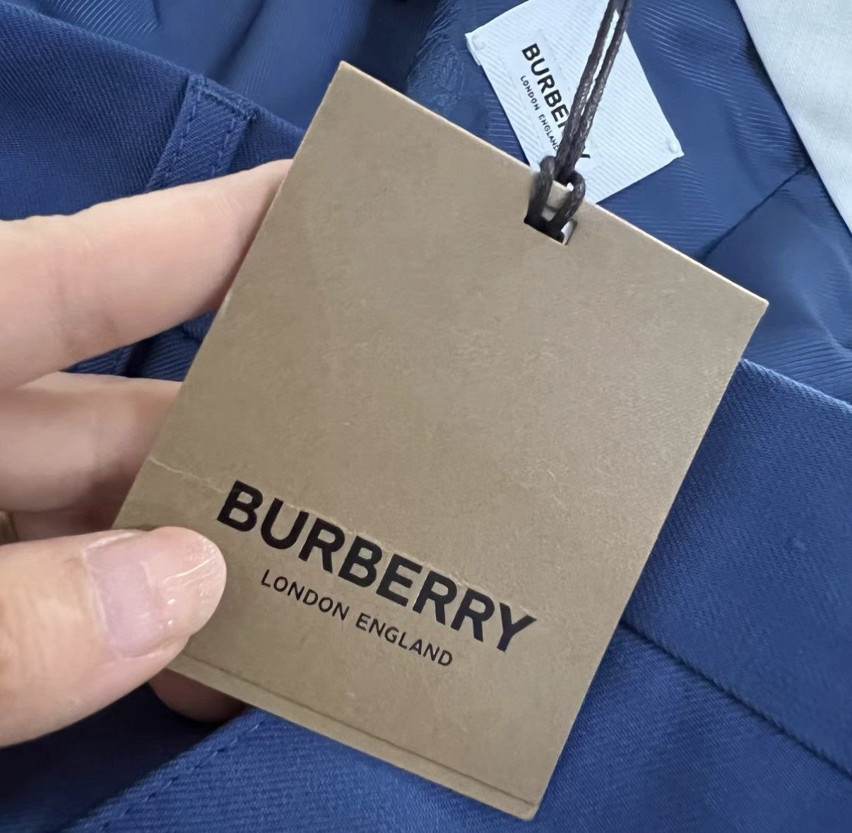 Burberry Burberry Blue Wide-leg Trousers J41 Size US 34 / EU 50 - 4 Thumbnail