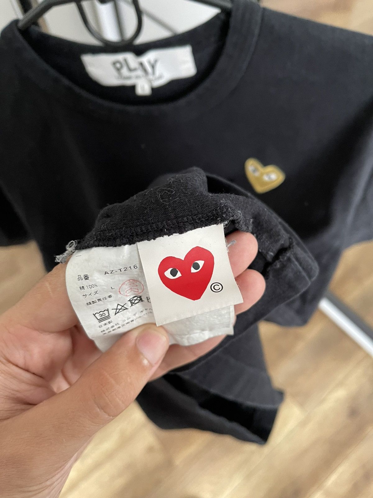 Comme des Garcons PLAY Comme Des Garcons Play CDG Japanese T-Shirt Tee Size US L / EU 52-54 / 3 - 11 Thumbnail